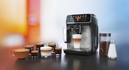 Philips LatteGo 5400 Kaffeevollautomat – 12 Getränke, Touchscreen, Milchsystem, 4 Profile (EP5447/90)
